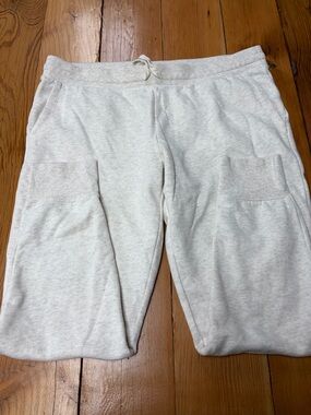 Women’s oatmeal/cream Drawstring Sweatpants